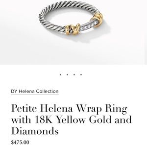 David Yurman ring size 6.5